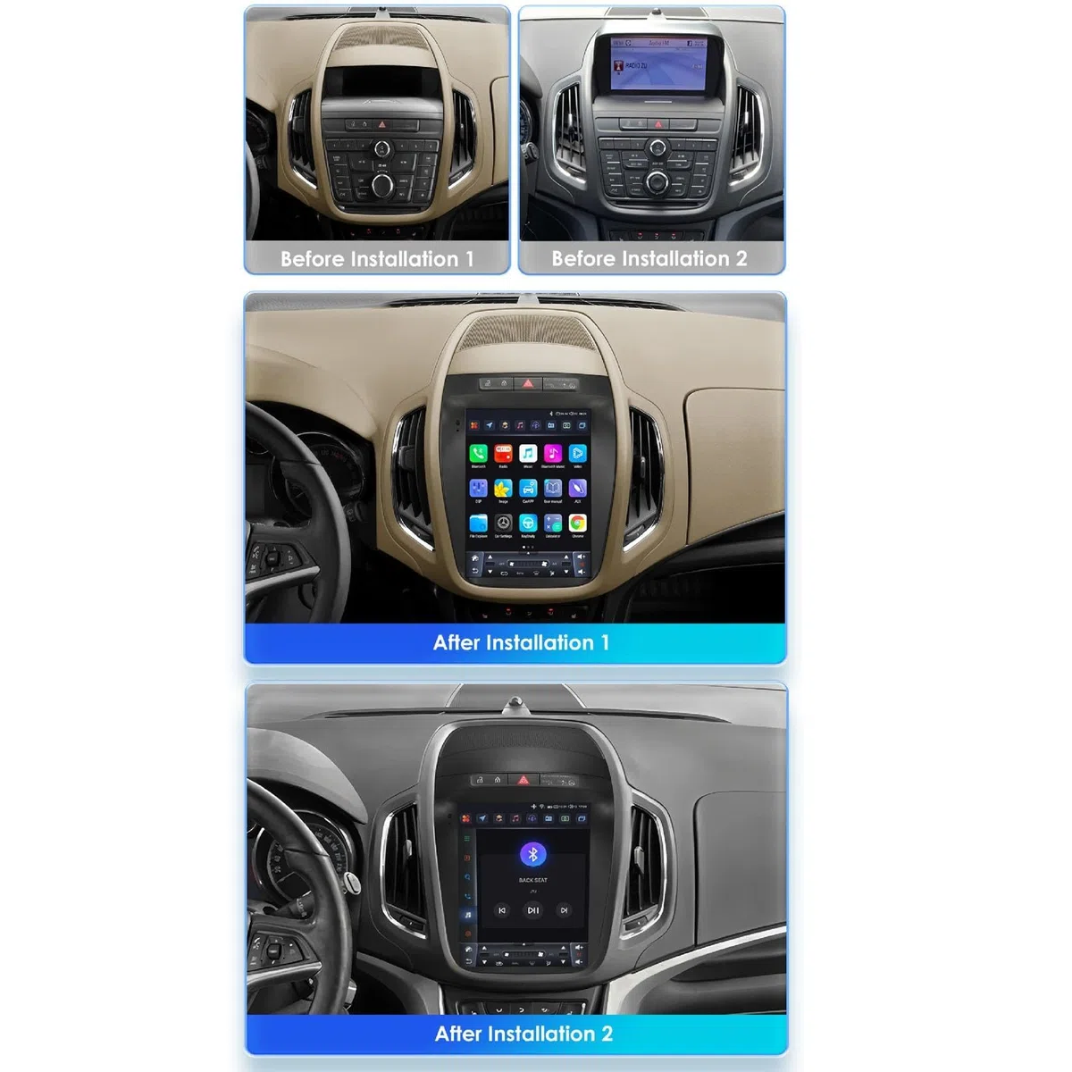 9.7 Pouces Android 16 Autoradio pour Opel Vauxhall Zafira c 2010-2016