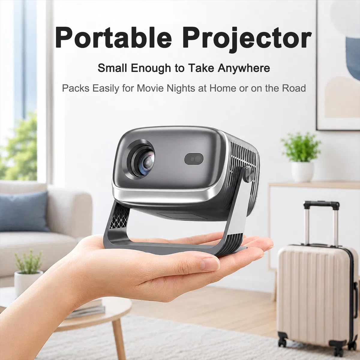 Projecteur intelligent pour plafond de chambre et utilisation extérieure