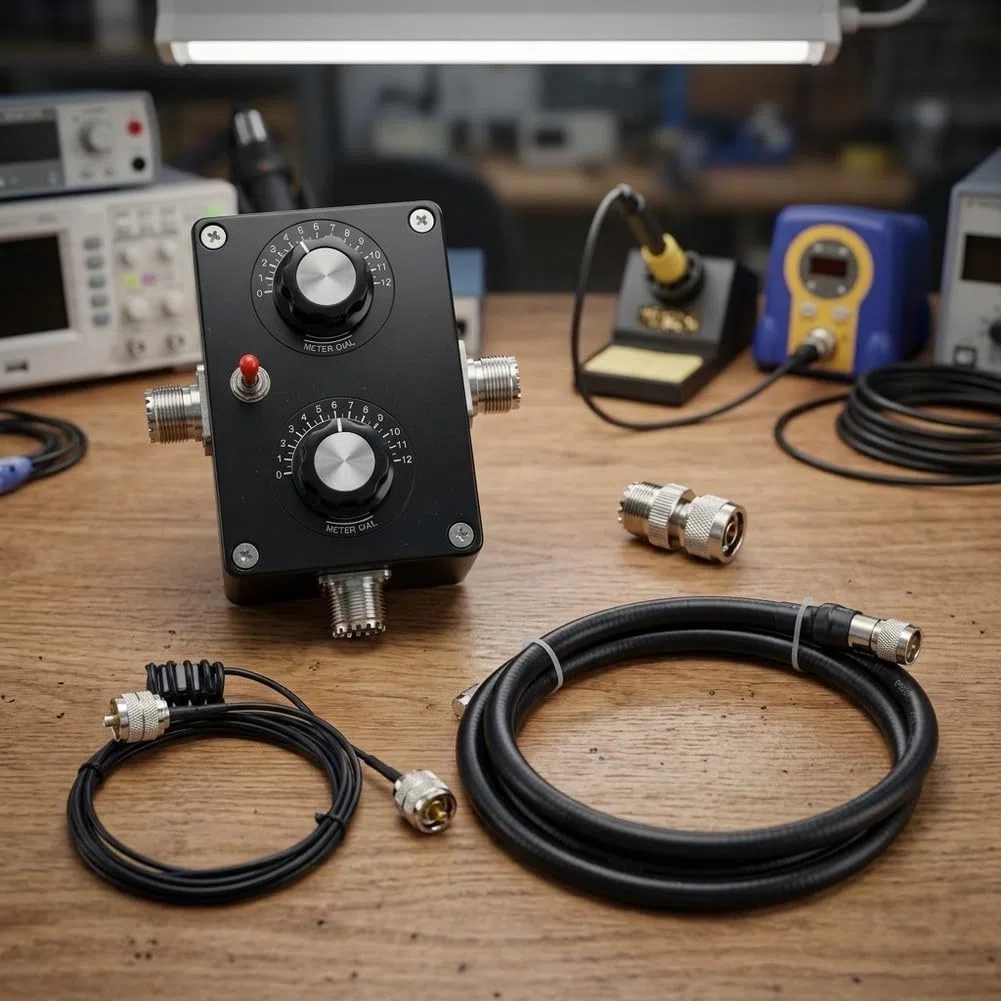 Boucle magnétique pour antenne pour ondes courtes HF, radio jambon, champ portable