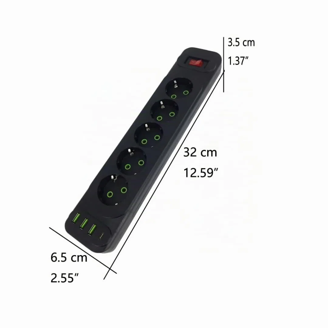 Générique Multiprise Caméra Espion 4K WiFi Noire