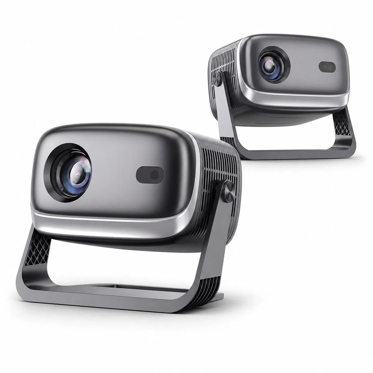 Projecteur portable avec Wi-Fi et Bluetooth, cinéma en plein air 1080p