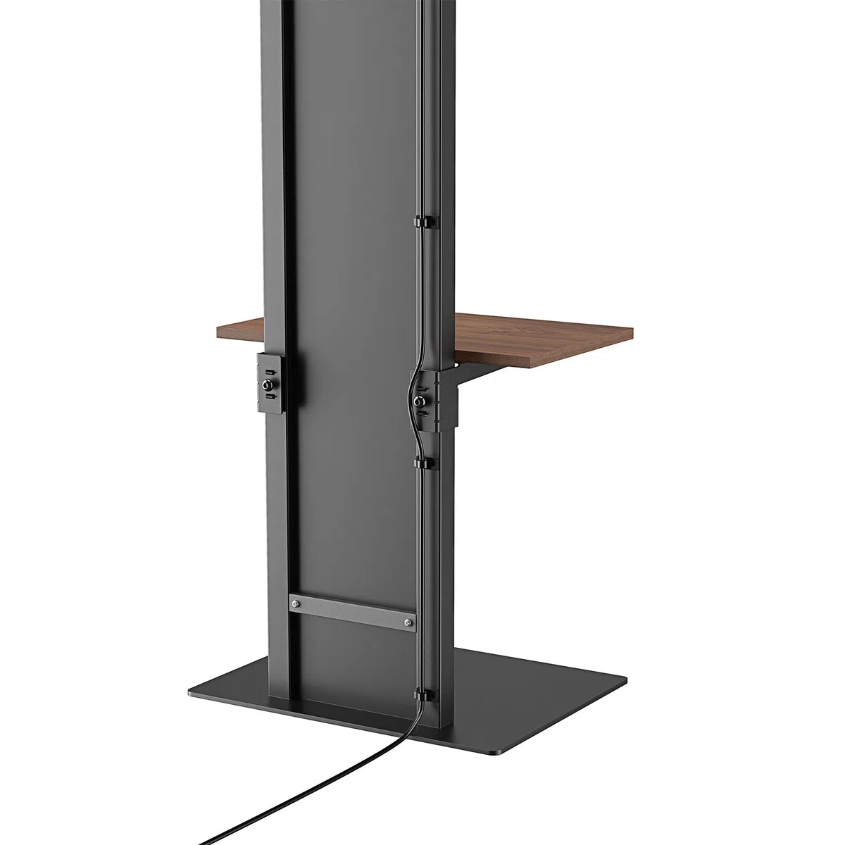 KIMEX - Support TV - Fixation Sol-Plafond - pour écran TV 32"-65" - Hauteur et Angle réglables - Noir - 032-3265