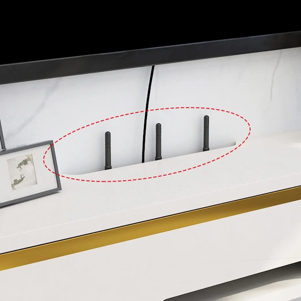 ZBZFGE Console multimédia Murale de 90 cm, Meuble TV Flottant, Centre de Divertissement, Armoire de Rangement élégante pour Salon, composant de Meuble TV Suspendu