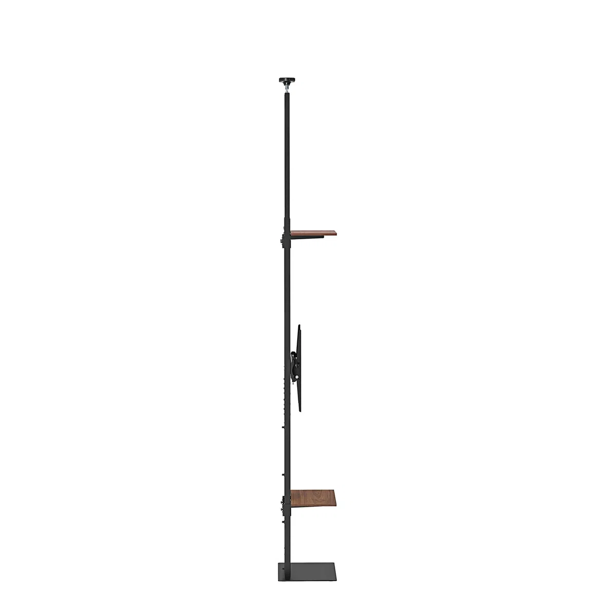 KIMEX - Support TV - Fixation Sol-Plafond - pour écran TV 32"-65" - Hauteur et Angle réglables - Noir - 032-3265