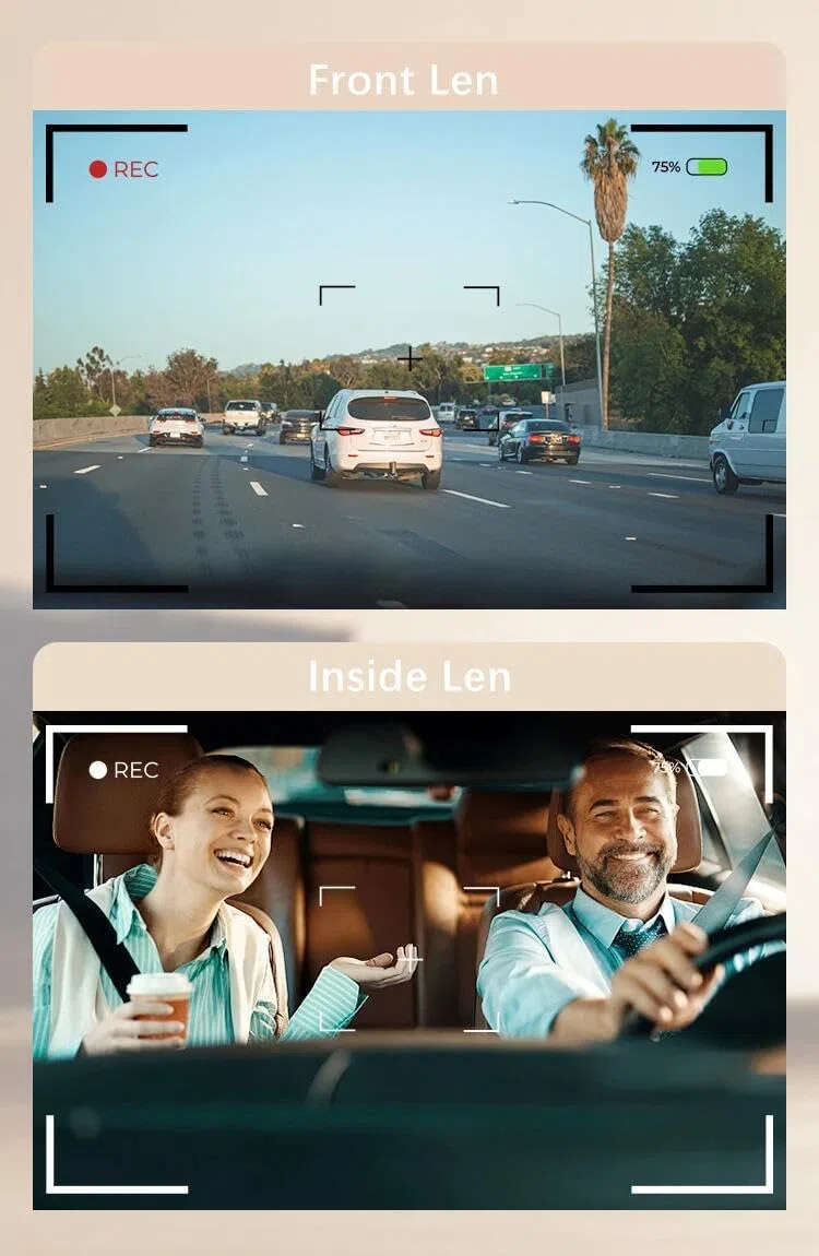 Enregistreur de conduite double 4K haute définition double objectif 5GWIFI avant et arrière double enregistrement GPS enregistreur de voiture