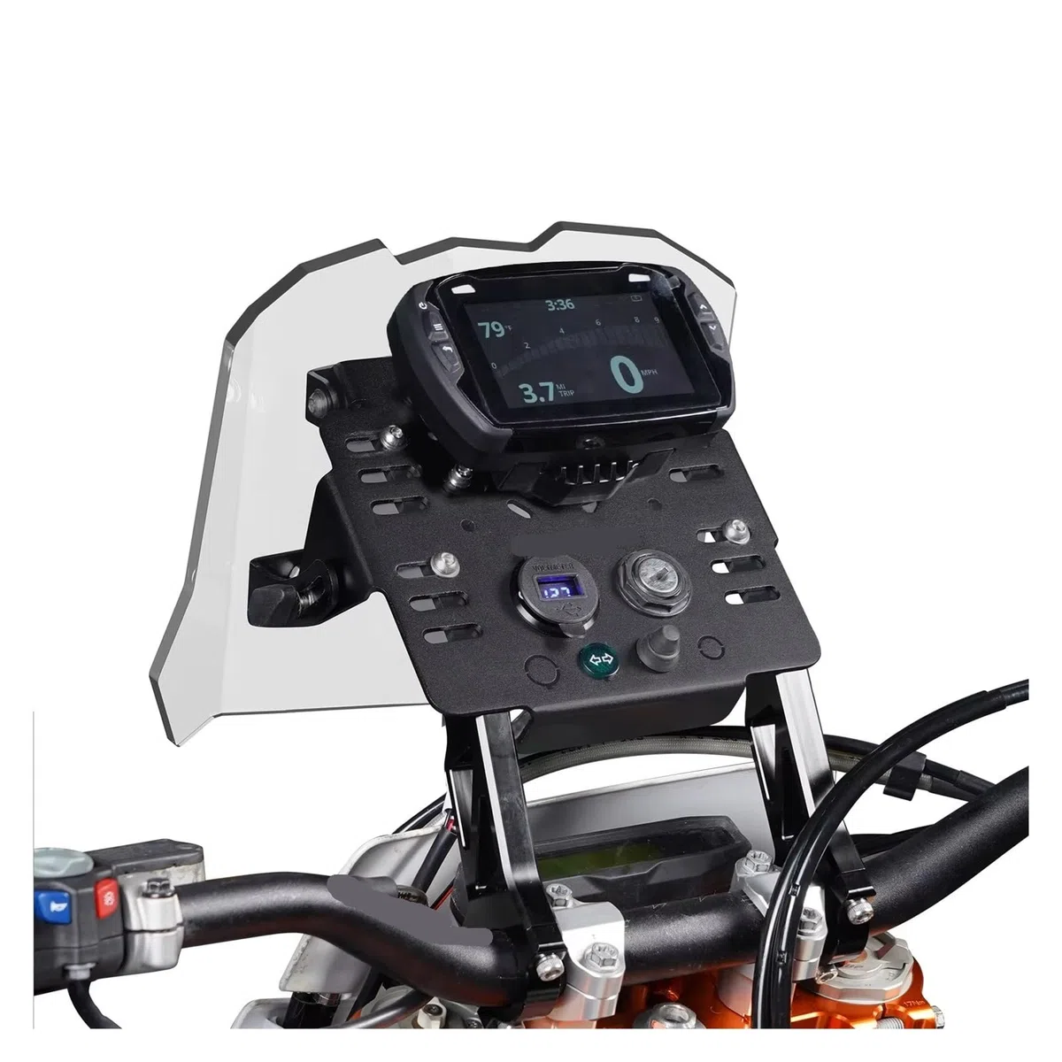 pour TC/Te/FC/FE/TX/FX 125-501 2014-2024 Support De Montage GPS Kit Carénage Support Guidon Moto GPS