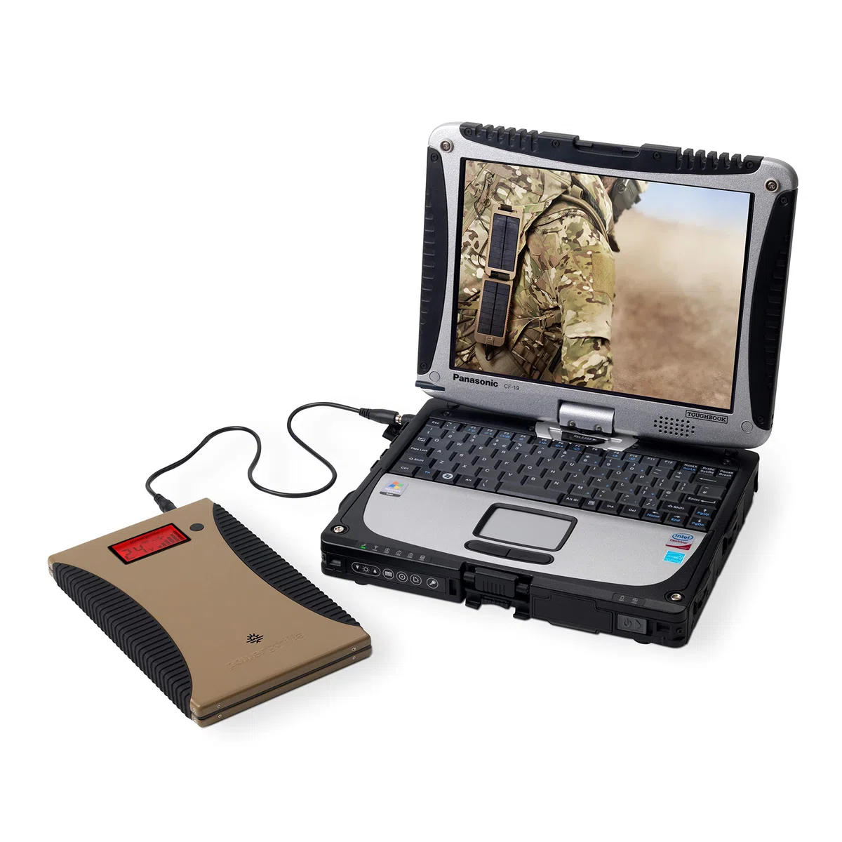 Powertraveller Tactical, PTL-PG002 TAC, Marron, L21,5 x W13 x H17 cm