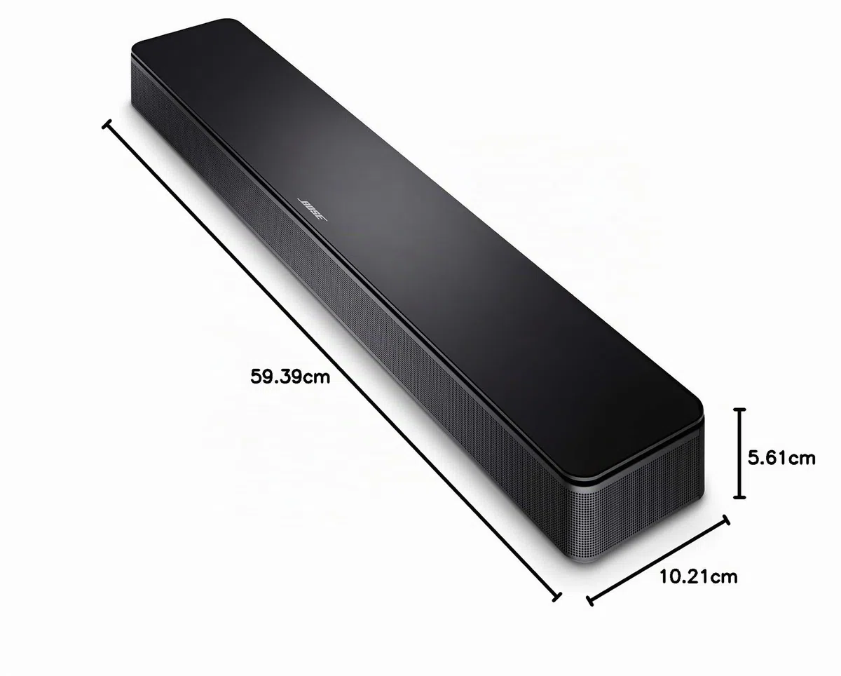 Bose TV Speaker- Small Soundbar with Bluetooth and HDMI-Arc connectivity, Black. Includes Remote Control