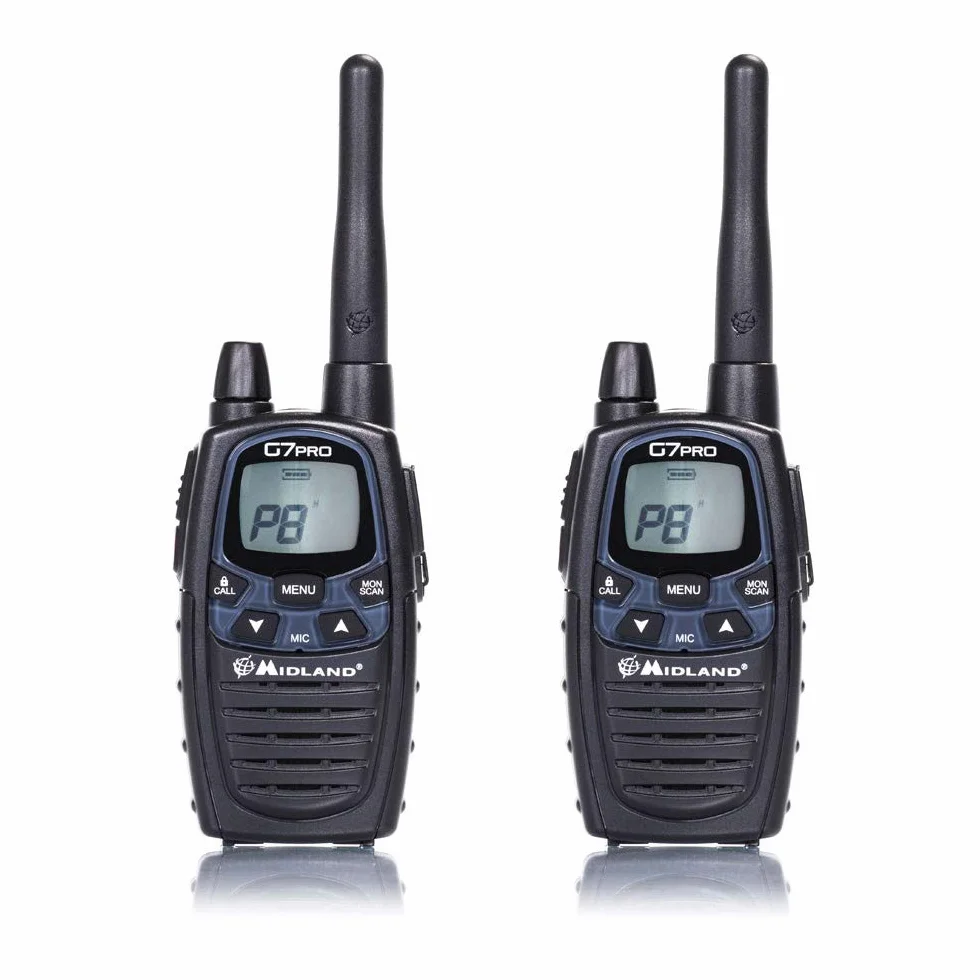 Midland C1090-G7 Pro Talkie Walkie Noir