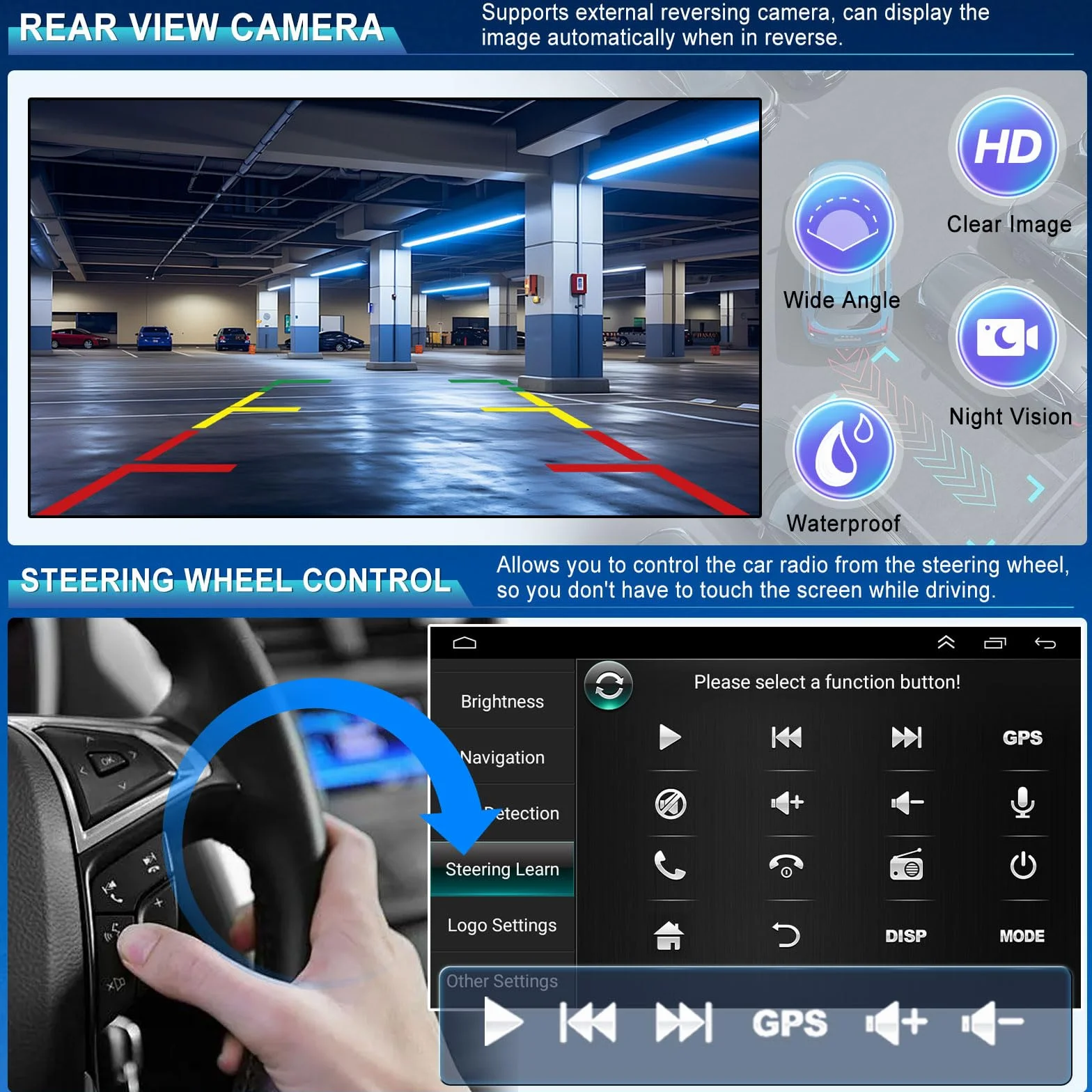Android 13 Autoradio avec sans Fil CarPlay pour Nissan Navara D40 2007-2015