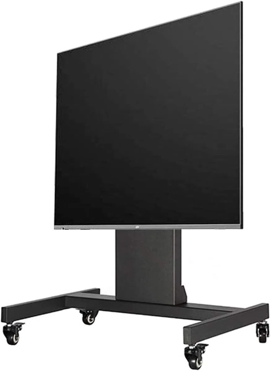 Support TV Roulant Support TV réglable au Sol avec Fonction d'inclinaison Écran TV Mobile pour téléviseurs 3270 Pouces Solution de Divertissement à Domicile Stable élégante