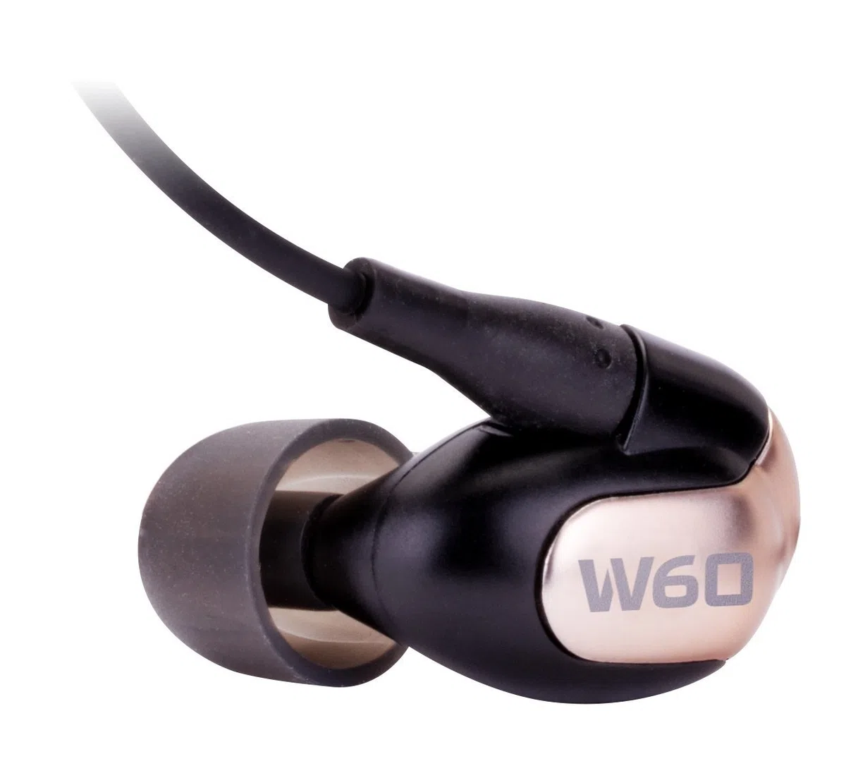 Westone W60 Écouteurs intra-auriculaires isolants avec six transducteurs à armature équilibrée incluant micro et télécommande iPhone