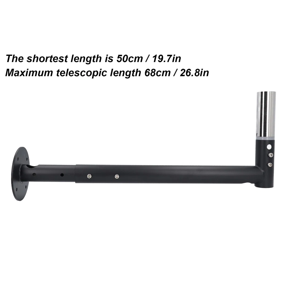 Support pour kit de montage réglable avec adaptateur, kit de montage pour antenne satellite J-Pole, mât Internet par satellite pour montage sur toit ou mur