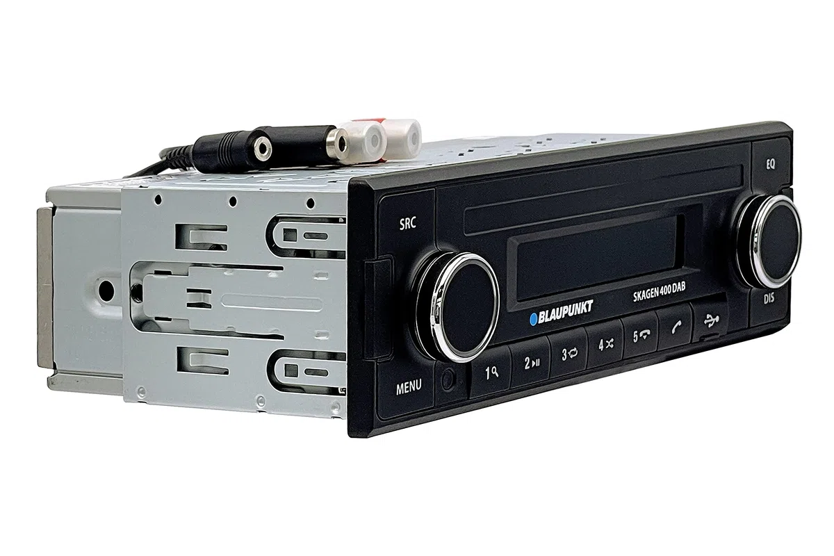 Blaupunkt Skagen 400 Dab, 1-DIN autoradio, Dab+, Bluetooth, kit Mains Libres, USB, entrée auxiliaire, Commandes au Volant, Sortie subwoofer, 4x50 Watts, 12V