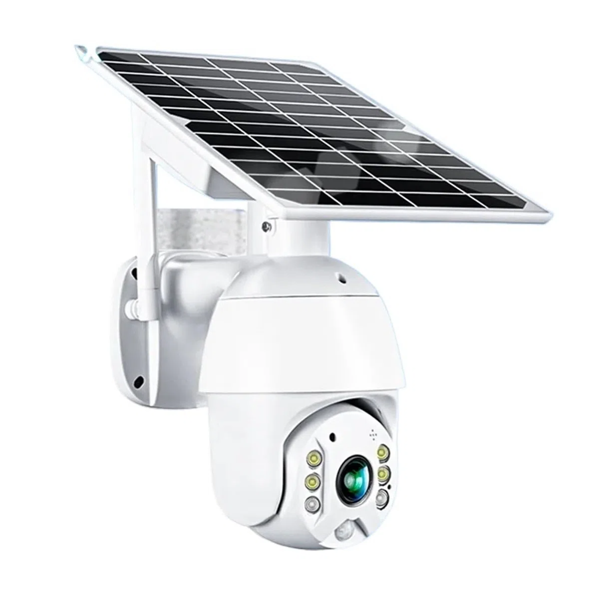 Caméra de sécurité, Caméra IP Solaire 4G extérieure sans Fil 1080P Batterie Rechargeable CCTV sécurité Surveillance à Domicile caméra PTZ(4G Version Camera)