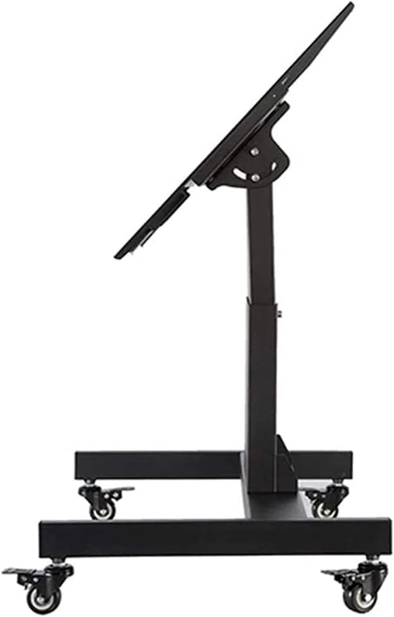 Support TV Roulant Support TV réglable au Sol avec Fonction d'inclinaison Écran TV Mobile pour téléviseurs 3270 Pouces Solution de Divertissement à Domicile Stable élégante